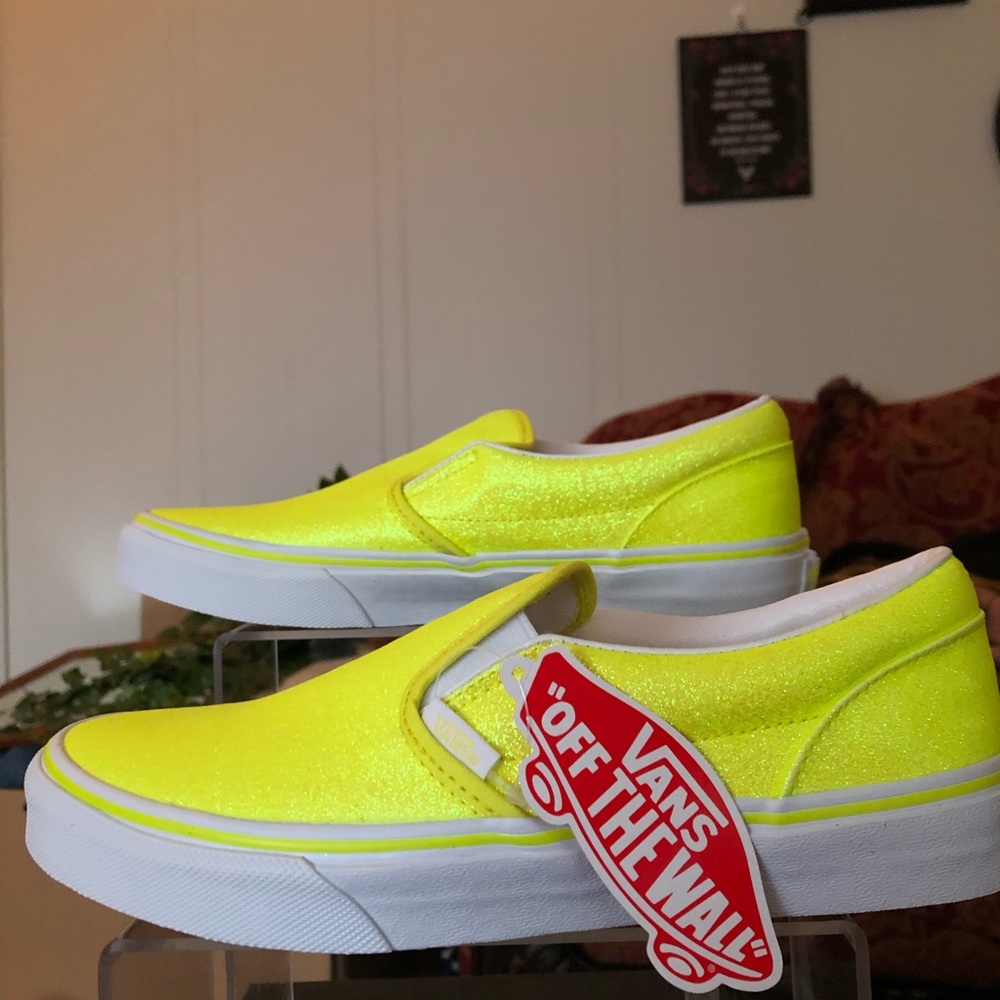 Yellow Sparkly Vans